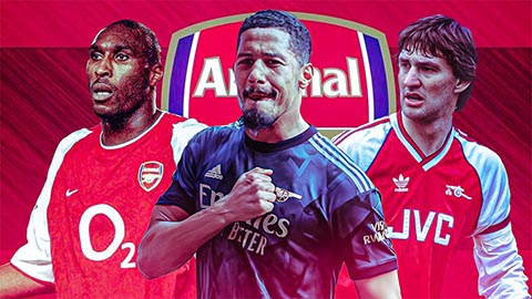 Top 5 trung vệ xuất sắc nhất lịch sử Arsenal